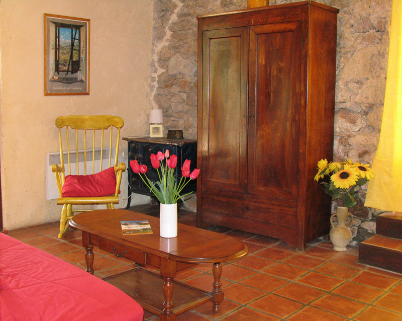 Le salon du gîte